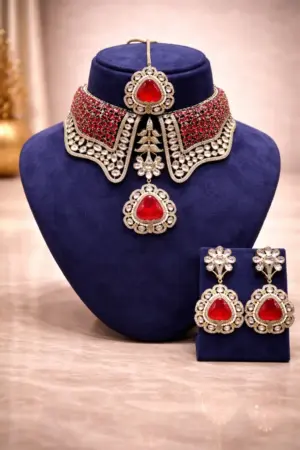 Crimson Royale AD Statement Choker Set