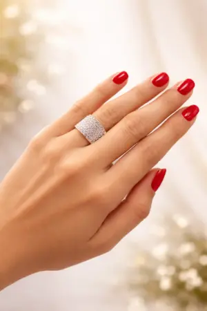 Elegant Diamond Statement Ring