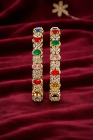 Navaratna Spark AD Stone Bangles