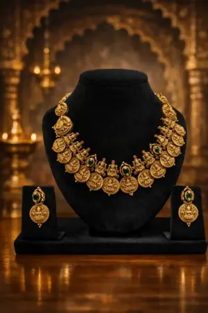 Traditional Temple Necklace Set