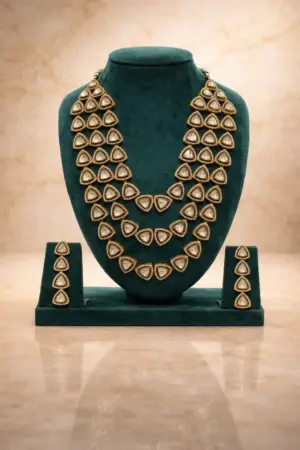 Triangle Layered Necklace Set