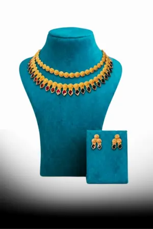 Classic Coin Drop Necklace Set