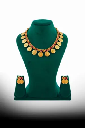 Antique Lakshmi Coin Necklace Set